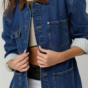 aerie offline Denim barn Jacket